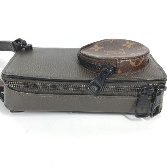 LOUIS VUITTON M30581 Taiga Monogram Phone box Pochette Bag Shoulder Bag - Picture 5 of 16